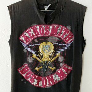 RARE VINTAGE AEROSMITH 1989 PUMP TOUR MUSCLE CUT T